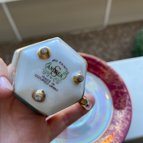 Occupied Japan teacup and saucer - Picture 5 of 5